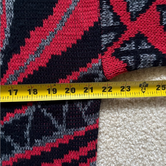 Vintage 80s/90s Abstract Acrylic Knit Sweater Mens Medium - Picture 6 of 8